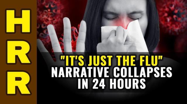 "It's just the flu" narrative COLLAPSES in 24 hours as deaths mount