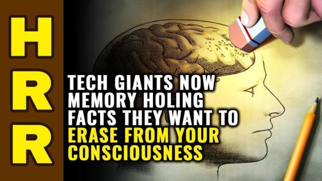 Tech giants now MEMORY HOLING facts they want to erase from your consciousness