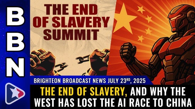 The End of Slavery, and why the West has lost the AI race to China