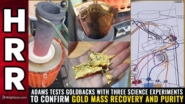 Adams tests Goldbacks with THREE science experiments to confirm gold mass recovery and purity