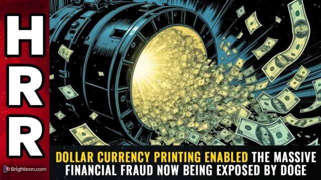 Dollar currency printing ENABLED the massive financial fraud now being exposed by DOGE