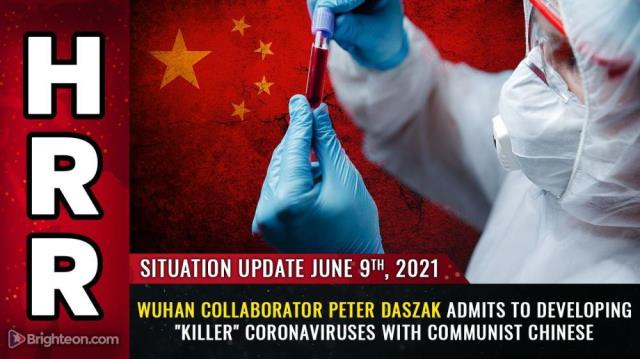 Wuhan collaborator Peter Daszak admits to developing "killer" coronaviruses with communist Chinese