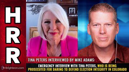 Emergency interview with Tina Peters, who is being PROSECUTED for daring to defend election integrity in Colorado