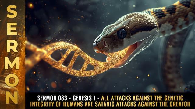 Mike Adams Sermon #083 - Genesis 1 - All attacks against the GENETIC INTEGRITY of humans are SATANIC attacks against The Creator