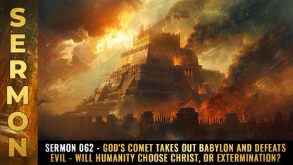 Mike Adams Sermon #062 - God's comet takes out BABYLON and defeats EVIL - Will humanity choose Christ, or extermination?