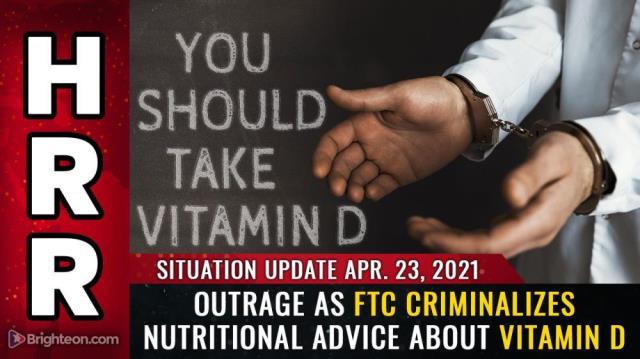 OUTRAGE as FTC criminalizes nutritional advice about vitamin D