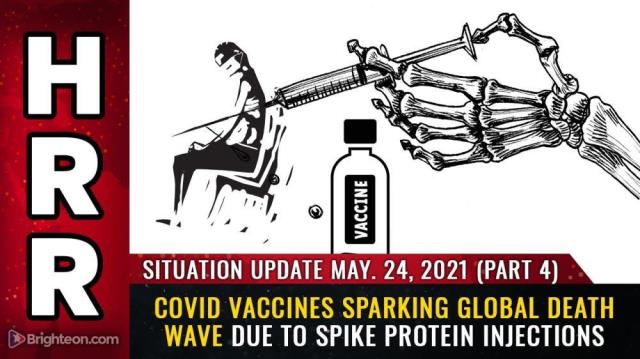 Situation Update May 24th, 2021 Part 4 of 4 - Covid vaccines sparking GLOBAL DEATH WAVE due to spike protein injections