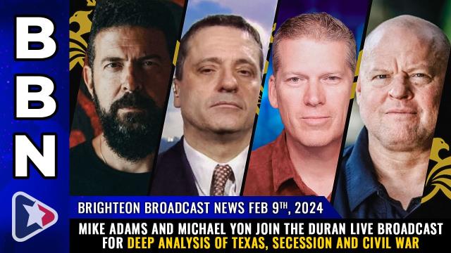 Mike Adams and Michael Yon join The Duran live broadcast for deep analysis of Texas, secession and CIVIL WAR