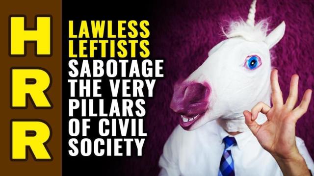 Lawless Leftists sabotage the very PILLARS of CIVIL SOCIETY