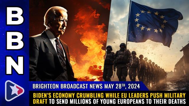 Biden's economy crumbling while EU leaders push MILITARY DRAFT to send millions of young Europeans to their deaths