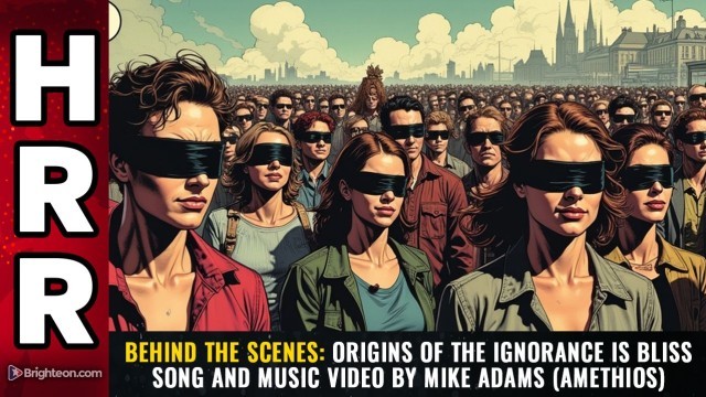 Behind the scenes: Origins of the Ignorance is Bliss song and music video by Mike Adams (Amethios)