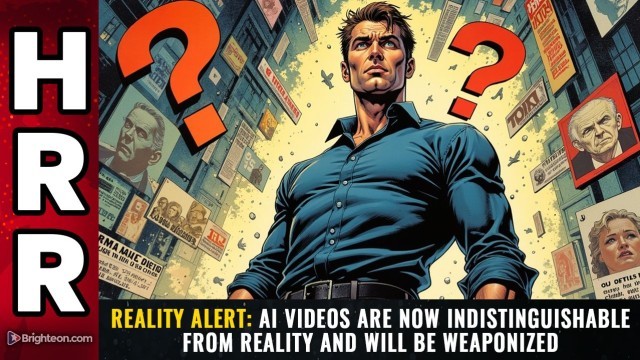 REALITY ALERT: AI videos are now indistinguishable from reality and will be WEAPONIZED