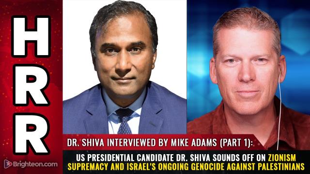 US Presidential candidate Dr. Shiva sounds off on Zionism supremacy and Israel's ongoing GENOCIDE against Palestinians