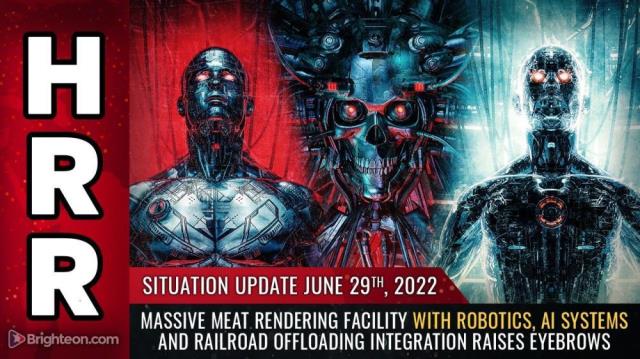 Massive meat rendering facility with robotics, AI systems and railroad offloading integration raises eyebrows