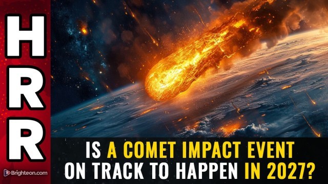 Is a COMET IMPACT EVENT on track to happen in 2027?