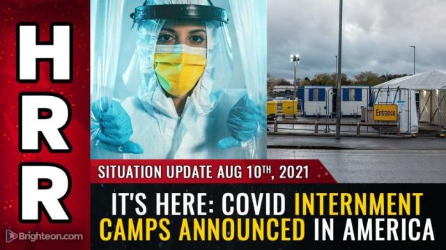 IT'S HERE: Covid internment camps announced in America