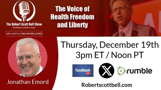 Jonathan Emord, Constitutional Convention, Dietary Guidelines, Homeopathy Settlement, Bird Flu Emergency, Fake Meat Depression