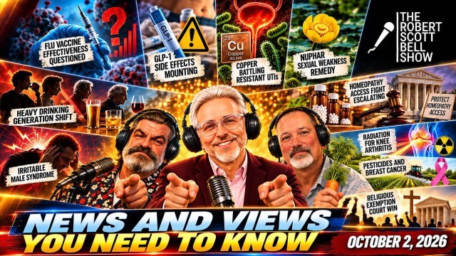 Can You Trust The CDC?, More GLP-1 Risks, Copper Versus UTI Homeopathy Access, Man-O-Pause is REAL, Pesticide Breast Cancer Links