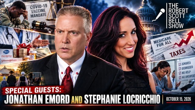 Jonathan Emord, Military Vax Mandate Legality, Pharma Payments Influence, Amish COVID Study Failure, Stephanie Locricchio, Health Freedom